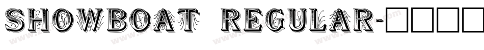 Showboat Regular字体转换